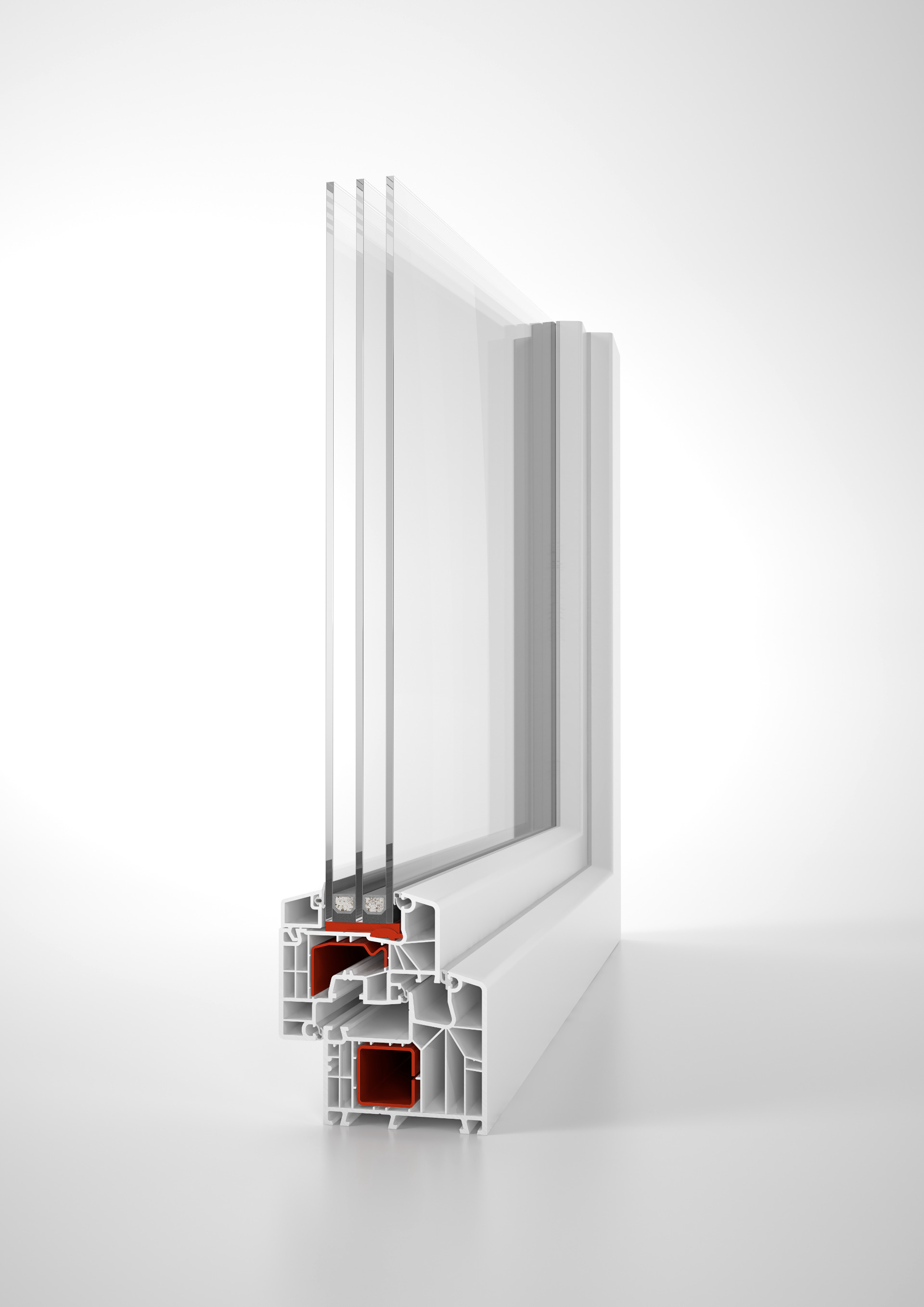 aluplast IDEAL 8000 Fenster-Rendering