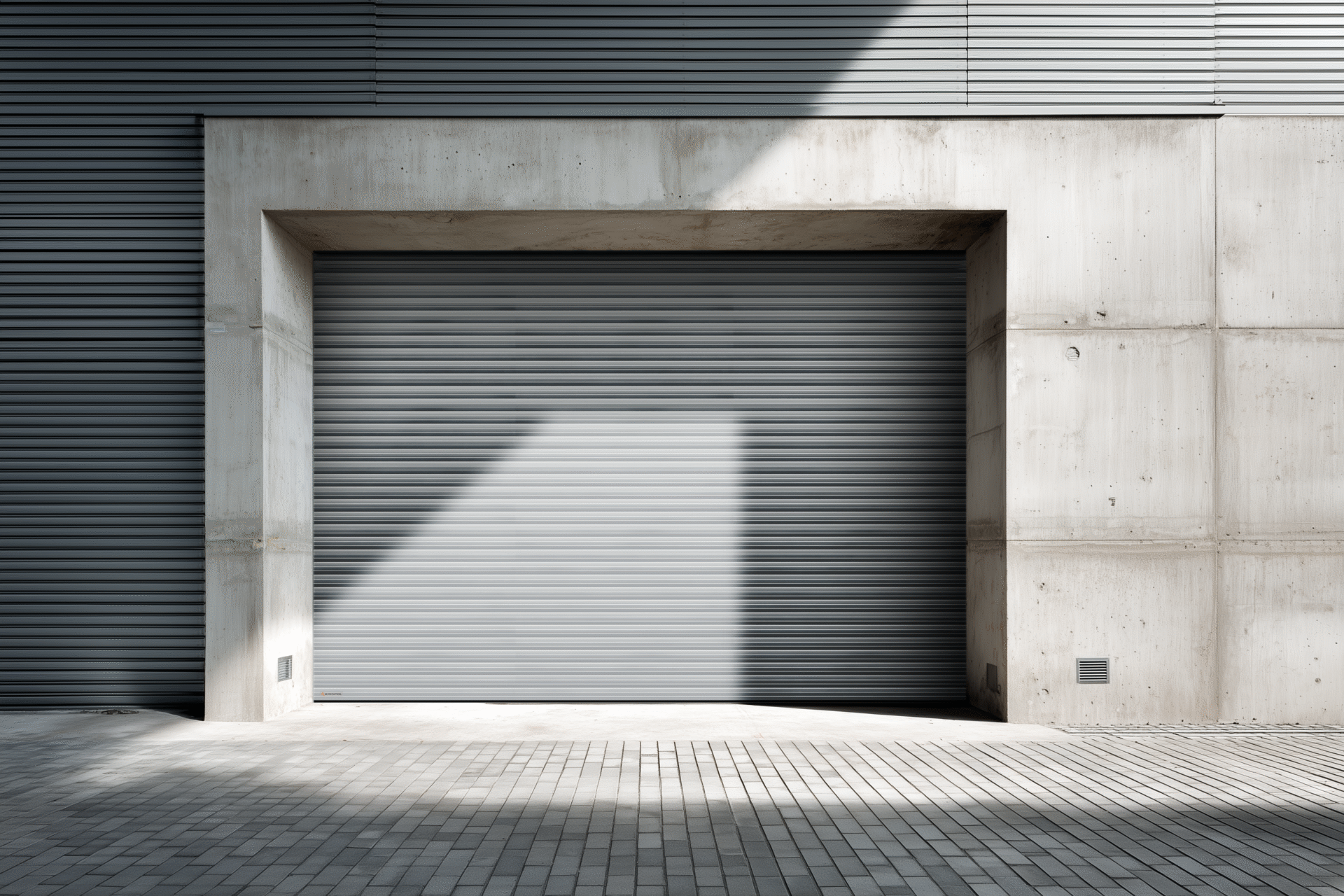 Industrie-Rolltor an der Produktionshalle