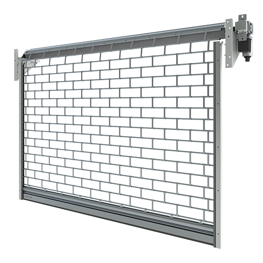 Rollgitter aus Stahl mit geraden Rohren (R2 SC)