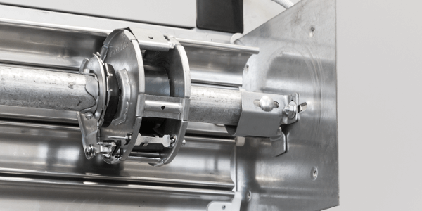 Federbruchsicherung am Rollgitter