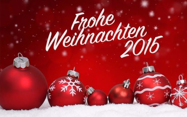 Frohe Weihnachten • Betriebsferien 23.12.2016-9.1.2017