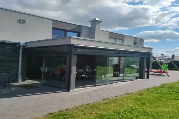 Kaltwintergarten • Sommergarten • Zip • Suntex • Glasschiebewände • Kerken